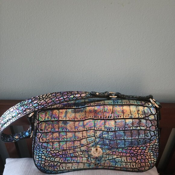 NWT Brahmin Nerida BLACK GALEXIA - Picture 1 of 7